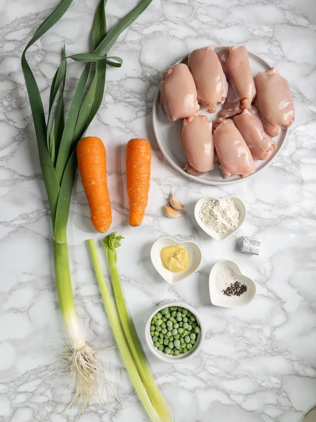 Dairy Free Chicken and Dumplings Ingredients