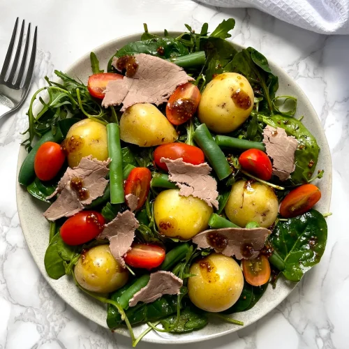 Roast Beef Salad: the healthy way to use up leftover roast beef!