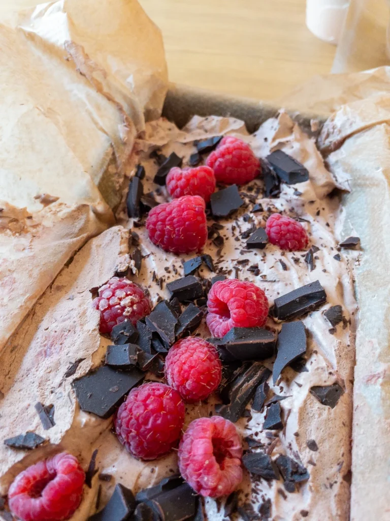 Dairy Free Gelato Recipe: Chocolate and Raspberry 