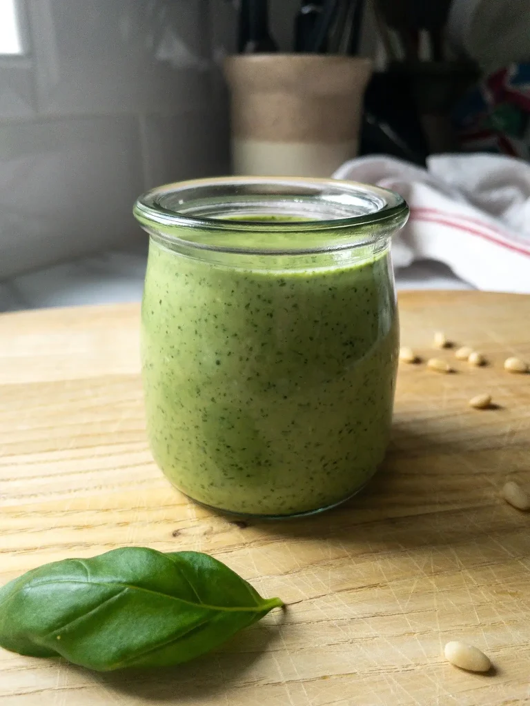 Easy Dairy Free Pesto Recipe (5 minutes!)