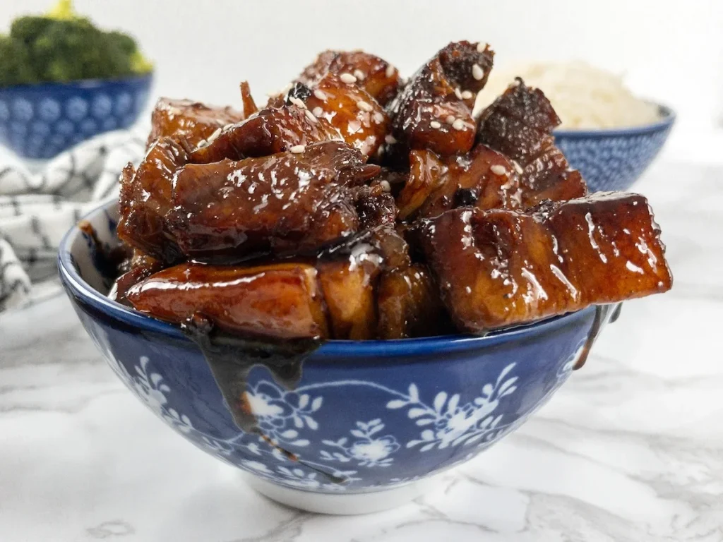 Dairy Free Family Dinner Featuring Slow Cooker Sticky Pork Belly