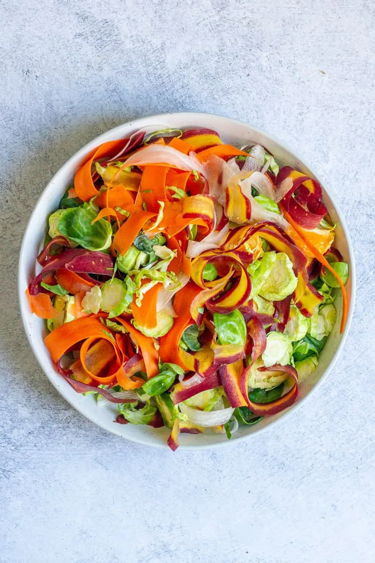 Raw Brussels Sprout Salad