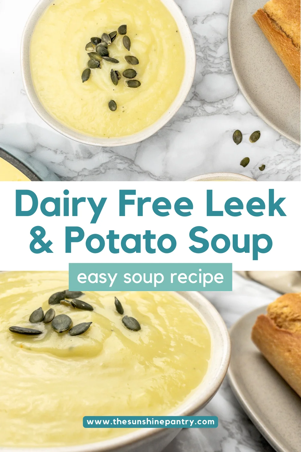 Quick Dairy-Free Leek and Potato Soup for Busy Days.