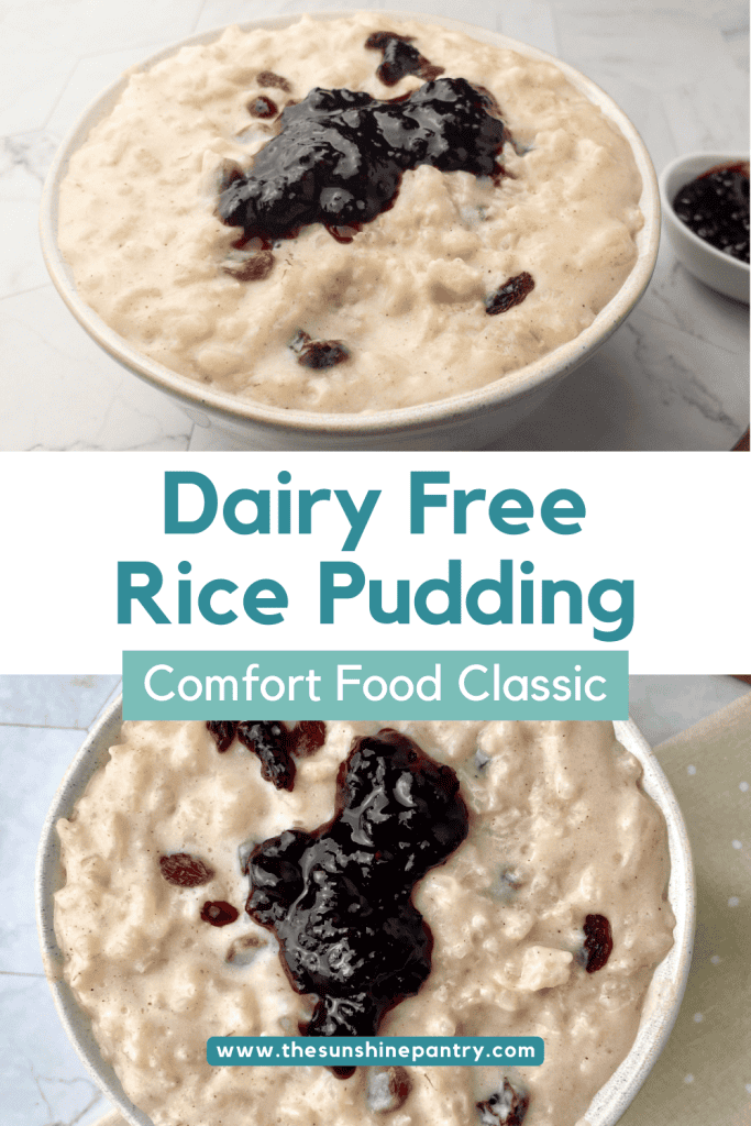 Creamy dairy-free rice pudding recipe – easy and delicious dessert.