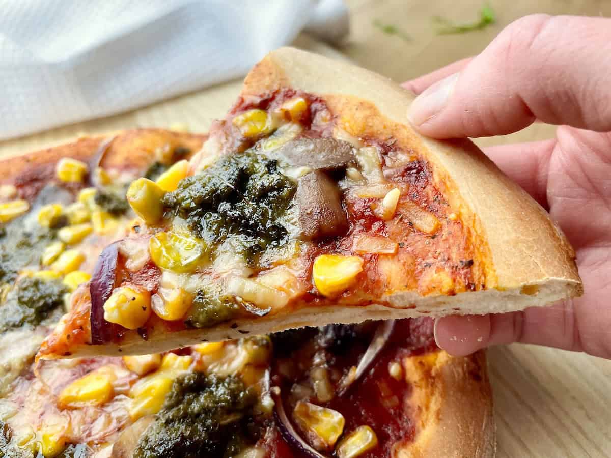 Dairy free pizza recipe.